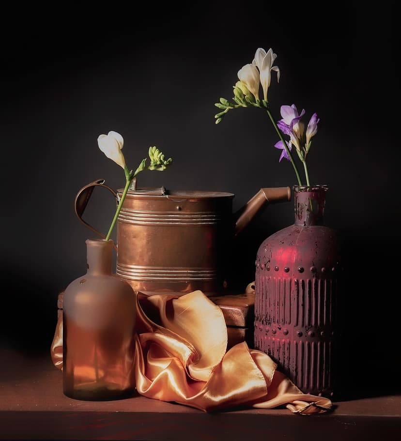 Copper Water Bottle – 750 ml, Hammered