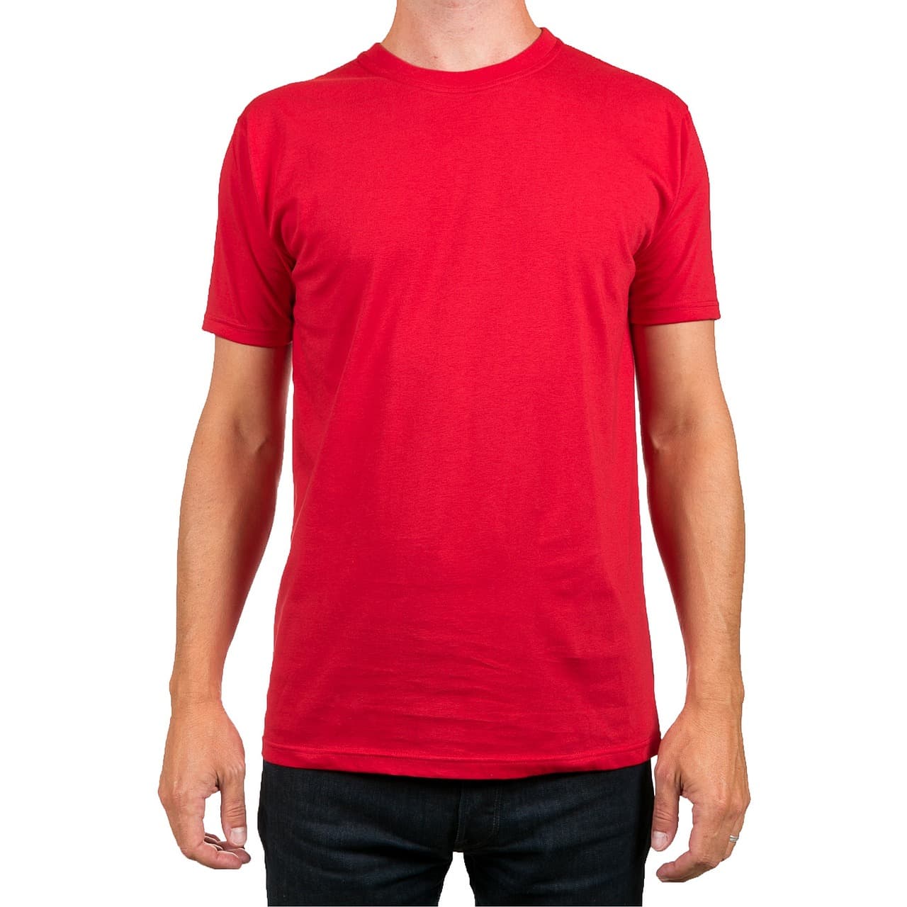 Cotton Round Neck T-Shirt – 160 GSM, Cotton-Poly Blend